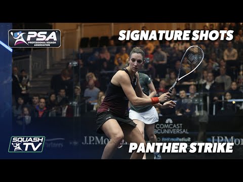 Squash: Signature Shots - Camille Serme - Panther Strike!