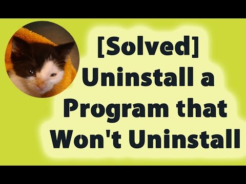 video-linktoworks-[Solved] Uninstall a Program that Won't Uninstall