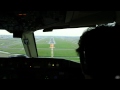 767 Cockpit View Landing Schiphol (Short Version)