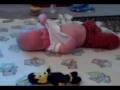 Des Rolling Over (tummy to back!)