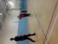 circket in sports hall