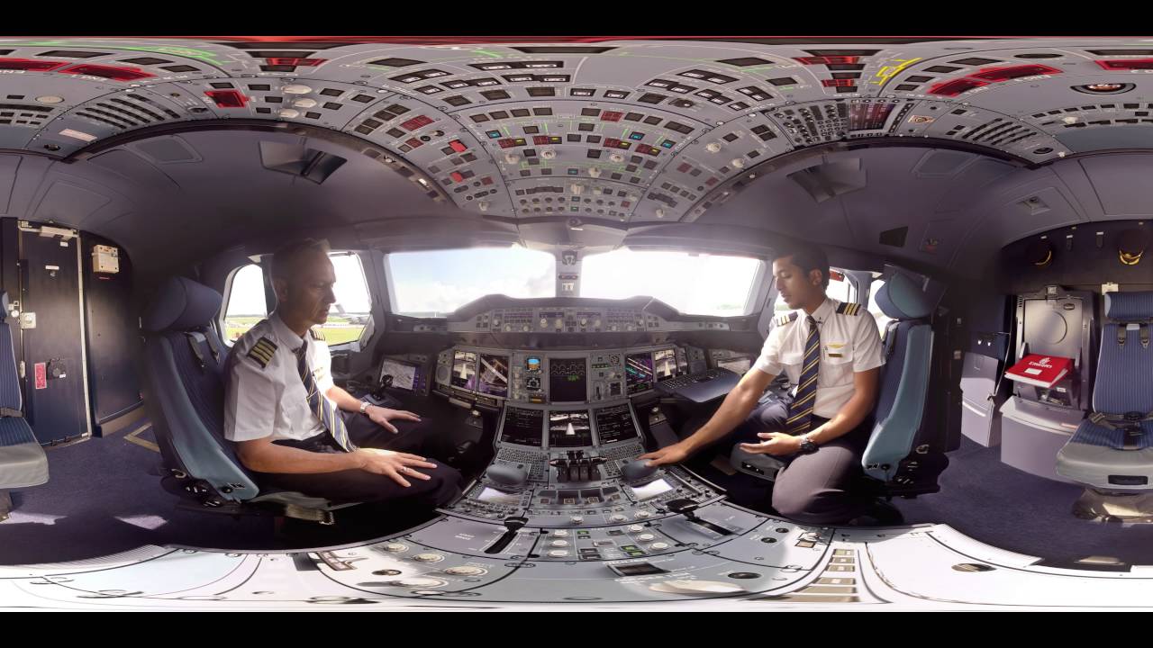 cockpit a380 emirates
