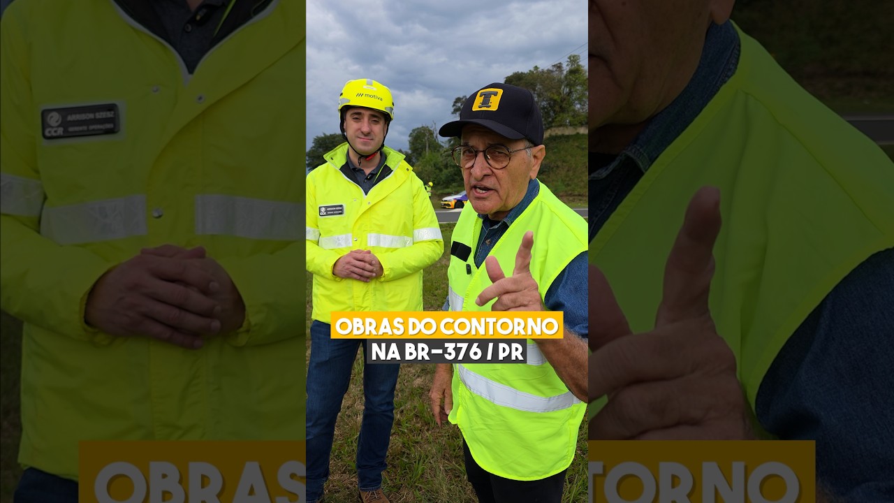 Obras do contorno na BR 376/PR