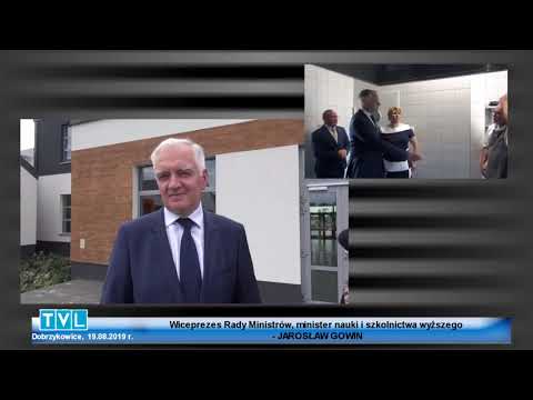 Click to View : Minister Jarosław Gowin w Dobrzykowicach - powstanie ośrodek naukowo badawczy? 19 sierpnia 2019 rok