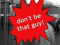 Don't Be That Guy - Weight Room Edition