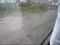 there is a flood in Dandong