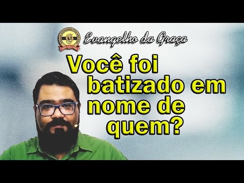 EM QUE CONSISTIU O VERDADEIRO BATISMO?