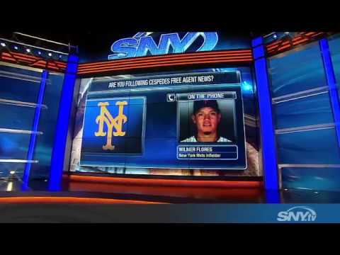 Video: SNY's Mets Hot Stove checks in with Wilmer Flores