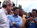 O governador Aécio Neves autorizou a liberação de R$ 80 milhões para obras no leito do Ribeirão Arrudas, entre a Avenida Barbacena eo bairro Coração Eucarístico, com o objetivo de evitar a ocorrência de novas enchentes em Belo Horizonte. ... canla tvitv governador aécio neves obras enchente chuva belo horizonte minas gerais ribeirão arrudas verba 