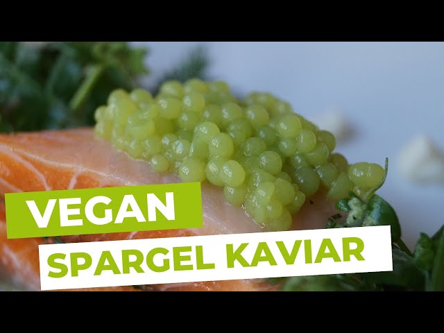 Spargel Kaviar (vegan)