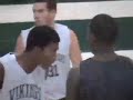 Royce Woolridge facial dunk and block Royce Woolridge facial dunk and block
