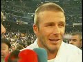 Realmadrid Beckham after the game
