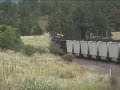 Heavy Coal train in Colorado