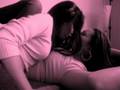 Girls making out at Home 