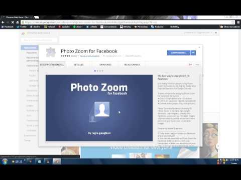 how to zoom in on a facebook photo