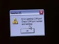 No Response on COM Port
