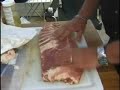 pork rib trimming & prep pork rib trimming & prep