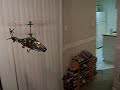 Micro gear apache heli review and obstacle course flight