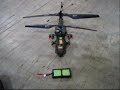 micro gear apache heli review and obstacle course flight