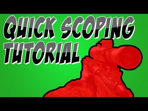 how to quick scope mw3 ps3