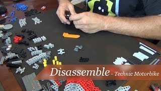 Disassemble - Lego Technic Motorbike Set #8051