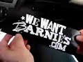 We Want Barnie's!