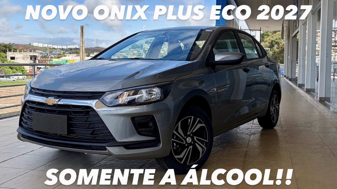 AVALIAÇÃO NOVO CHEVROLET ONIX PLUS TURBO AT ECO - NOVO ONIX SOMENTE A ÁLCOOL É REALIDADE!!