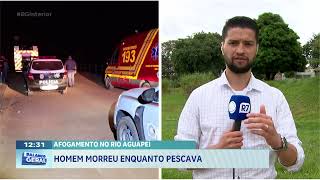 Afogamento no Rio Aguapeí: homem morreu enquanto pescava
