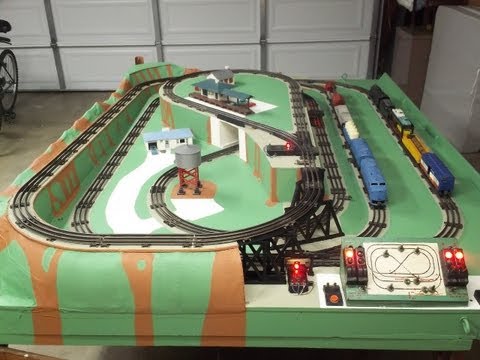 how to wire an o gauge train layout