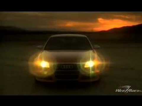 0 Audi RS4 going 155 mph in the desert!