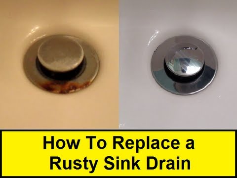 how to install a drain in a bathroom sink