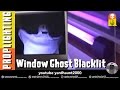 Prop Static Ghost Lit with Blacklight Bolt in Window Halloween Yard Haunt How-to
