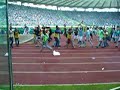 Coppa Italia Lazio 2004 sotto la curva nord