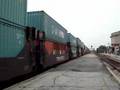 BNSF #4688 Leads Stacktrain South, NS ES40DC, Joliet IL.