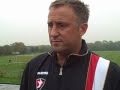 Cheltenham Town manager Mark Yates ahead of the visit to Bradford City