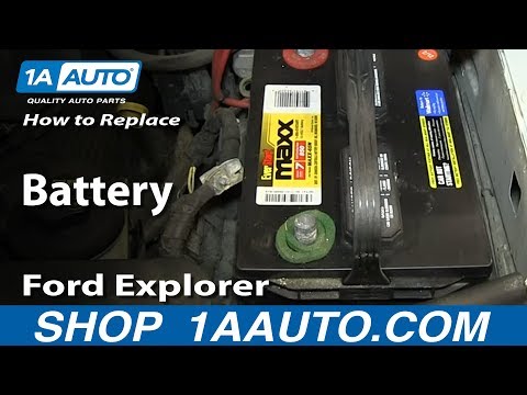 How To Replace Dead Battery 2002-10 Ford Explorer Mercury Mountaineer