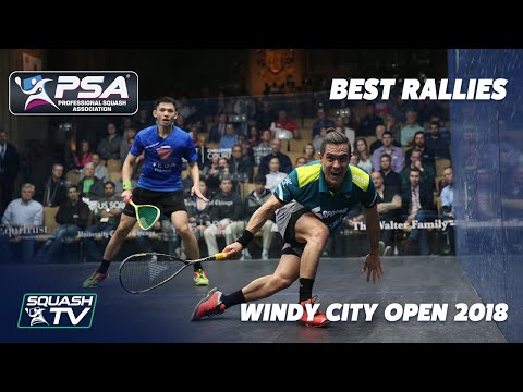 Squash: Best Rallies from Windy City Open 2018