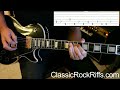 ZZ Top - Just Got Paid lesson, main riff + TAB