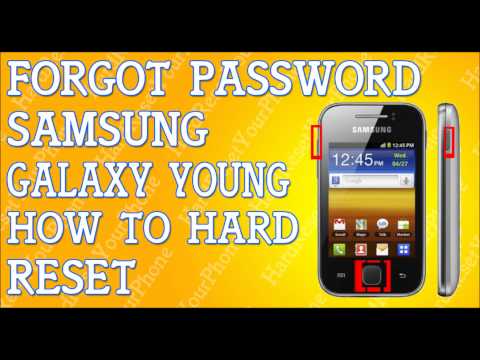 how to recover password in galaxy y