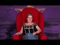 wacky story on red chair