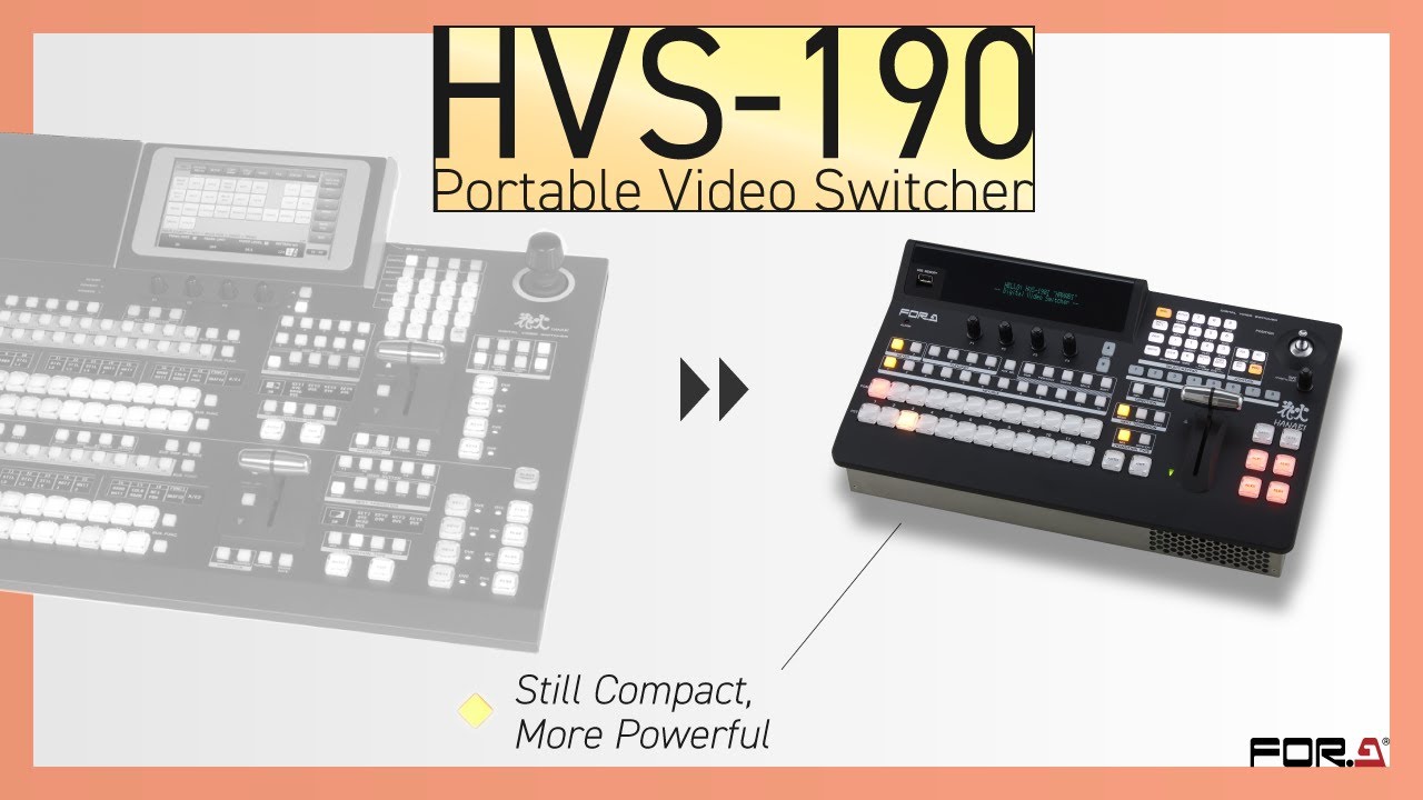 HVS-190 Video Switcher Overview
