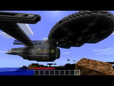 how to build the enterprise d'in minecraft