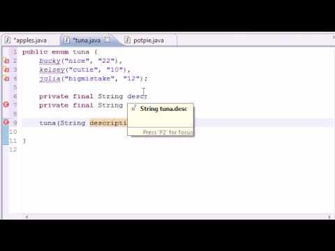 how to enum in java example