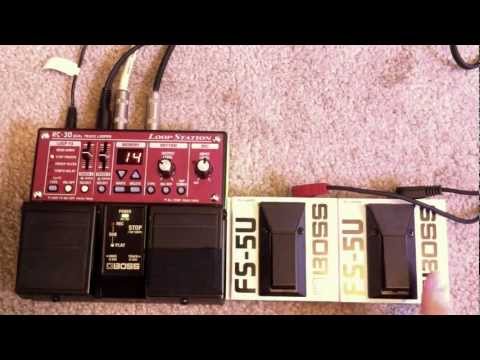 rc30 - A short and sweet tutorial on connecting foot switches to the BOSS RC-30 and how to use them.