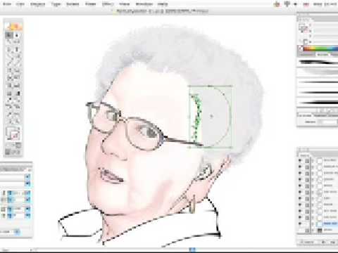 how to vector hair tutorial