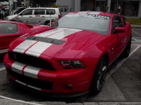 Estos son algunos de los autos Mustang que recorren Lima