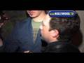 David Faustino Leaving Villa.