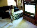 Kaylee playing the Wii