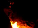 Zombie Getting Mad Then Pushed In Fire.