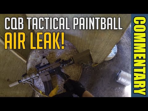 how to fix a paintball gun air leak